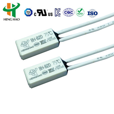 オートリセット ミニ熱スイッチ 30~150°C 動作温度 24V DC 定位電圧と 10000 ライフタイム