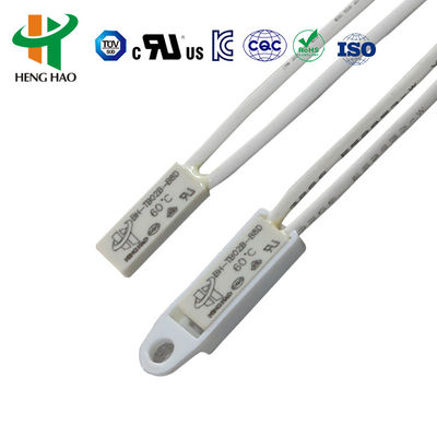 自動復帰型サーマルヒューズサーモスタット、過電流および過熱保護付き、ノーマルクローズまたはノーマルオープン