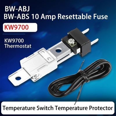 BW-ABJ BW-ABS 10Amp リセット可能なシューズ KW9700 サーモスタット 温度スイッチ 温度保護