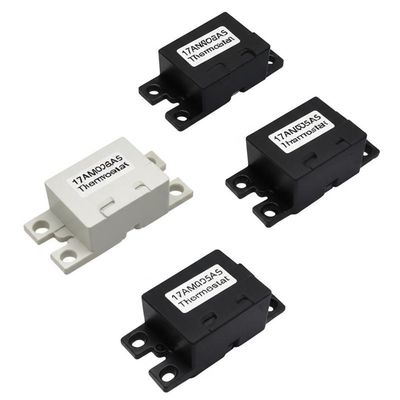 17AMバイメタルサーモスタット熱保護装置、0〜250℃範囲、ノーマルクローズまたはオープン、自動手動リセット