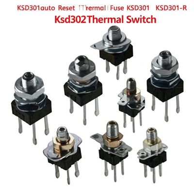KSD301 0~250°Cの温度範囲100000サイクルと通常開いたスイッチ