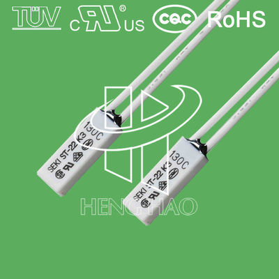 再利用可能なSEKI熱保護器 / 二金属熱スイッチ ROHS認証 st-22